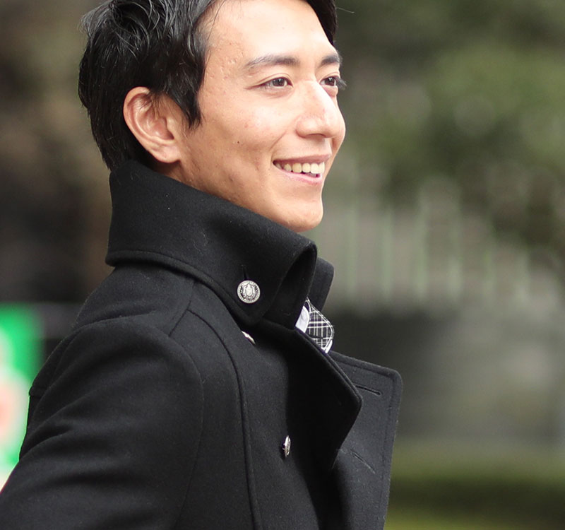 【ミホマツダ】2015年　ナポレオン襟ポンチョ　コート　クリーニング済み ミホマツダ】2015年 ナポレオン襟ポンチョ コート クリーニング