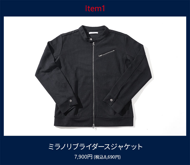 ITEM1 ドットデザインイタリアンカラージャケット